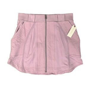 Daily Practice Skirt Womens S Small Orchid Front Zip Up Pockets Anthropologie